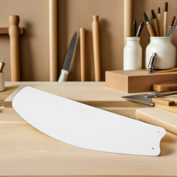OFFIGAM 52-Inch Universal Replacement Ceiling Fan Blades, Lightweight White Plastic with Durable Aerodynamic Design for Home Use
