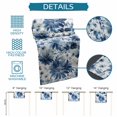 thumbnail image 6 of Blue Spring Floral Cotton Linen Rectangle Table Runners 13"x120", Watercolor Ombre Summer Botanical Coffee Table Runner Dresser Scarves Luxury Table Runners for Wedding Party Banquet Dinner Decor, 6 of 8