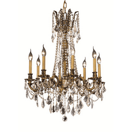 Chandeliers Rosalia 24in French Gold 8 Light Com Chandeliers Rosalia 24in French Gold 8 Light
