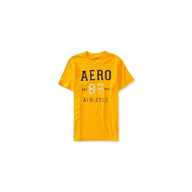 Camiseta adornada Aeropostale AERO Athletics para hombre naranja XXL