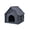 Gray, variant on Pet Cat Nest House, Removable Condo Shelter Indoor Cozy Washable Soft Sleeping House, Pink 40*35*40cm