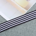 thumbnail image 3 of KALLORY Black & White Polyester Ribbon Belt for Sewing, Clothing, Crafts, Accessories, and Stylish Trim, 3 of 5