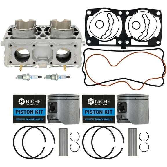 Niche Cylinder Piston Gasket Kit for Polaris Pro RMK Rush 800 3022828 MK1011934
