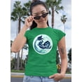 thumbnail image 2 of Mermaid Scales T-Shirt Women -Grace Popp Designs, Female 4X-Large, 2 of 4