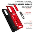 thumbnail image 2 of for Samsung Galaxy A53 5G Case, Soft TPU & Hard PC Anti-scratch Sliding Cover Full Protection Ring Stand Rotating Kickstand Holder Magnetic Shockproof Phone Case Cover for Galaxy A53 5G,Red, 2 of 8