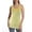 Yellow/Grey, variant on SUMONA Women Round Neck Accent Grey Two Tone Casual Basic Ribbed Tank Top