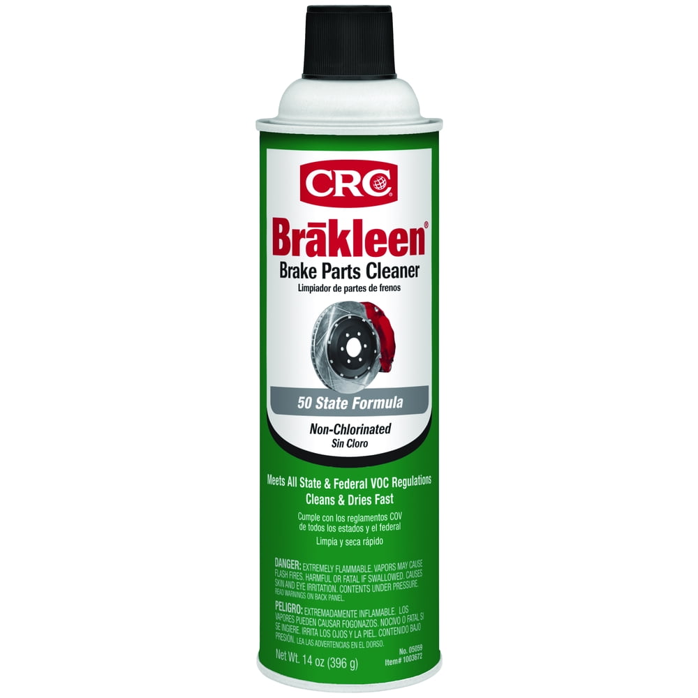 CRC Brakleen NonChlorinated Brake Part Cleaner 50 State Formula, 14oz