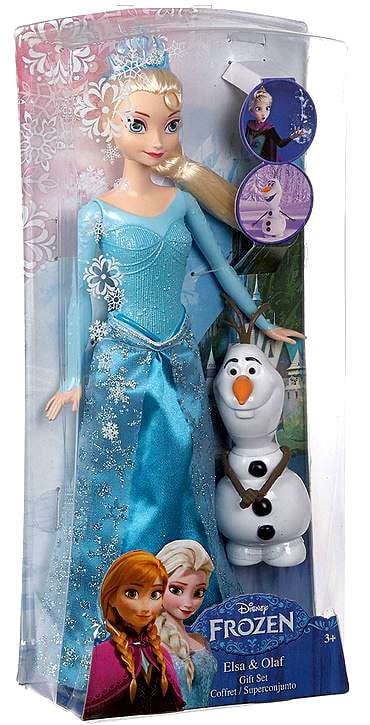 elsa and olaf doll set