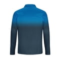 thumbnail image 4 of Pisexur Chandails en Molleton pour Hommes à Manches Longues, Chandail à Col Rabattu, Mode Décontractée, Patchwork de Couleurs Surdimensionné, Chandail-Over, Fermeture Éclair Quart, Chemises de Gym Athlétiques, Chandail en Molleton Grande Taille M-6TG, 4 of 5