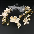thumbnail image 1 of Boda nupcial pers diadema cinta accesorios para el cabello BLESIY Flor diadema, 1 of 8