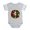 Heather Gray, variant on CafePress - Cat In Christmas Wreath - Cute Infant Baby Football Bodysuit