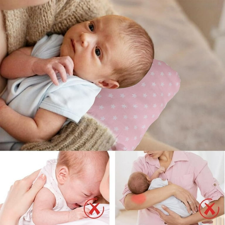 Cozy Cradle Pillow Cozy Cradle Arm Pillow Baby Head Support Pillow For Breastfeeding Bottle Feeding Gray Pinstripes Walmart