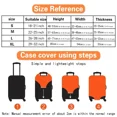thumbnail image 4 of Housse de Valise Lavable Housse de Protection Anti-Rayures Housse Adaptée pour Motif Imprimé Astronaute Convient 18-32 Pouces 8astronaut letter Y L, 4 of 6