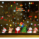 thumbnail image 1 of Pegatinas navideñas para ventanas, 9 hojas, decoraciones navideñas removibles, Papá Noel, copos de nieve, renos, pegatinas navideñas, ventana electrostática, pegatina navideña DIY para ventana de invierno, escaparate, ventana estilo 1 ER, 1 of 4