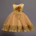thumbnail image 2 of KAWELL Girls Princess Christmas Dress Lace Flower Girl Wedding Prom Pageant Birthday Party Tutu Tulle Dresses, 2 of 4