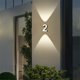 thumbnail image 5 of Lámpara de pared LED para exteriores, lámpara digital 0-9, decoración de pared exterior, puerta, patio, lámpara de número para puerta, lámpara de pared para jardín, porche, luz de pared, 5 of 8