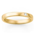 thumbnail image 3 of Stackable Birthstone Ring with Engraving - Aquamarine (March), 3 of 7