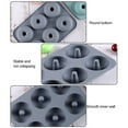 thumbnail image 5 of KGJQ 6-Cup Non-stick Silicone Muffin Pan & Individual Baking Mold, 2.5” Diameter Cups, 5 of 8