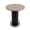 Gray, variant on Boupower Round Bar Table, 31.5 Inch Pub Dining Table with Fluted Pedestal & Metal Footrest, Counter Height High Top Table for Home Bar, Kitchen, Dining Room