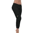 thumbnail image 2 of ameIAEA Cargo Pants for Women Elastic Waist Drawstring Athletic Hiking Sweatpants Lounge Pants, 2 of 6