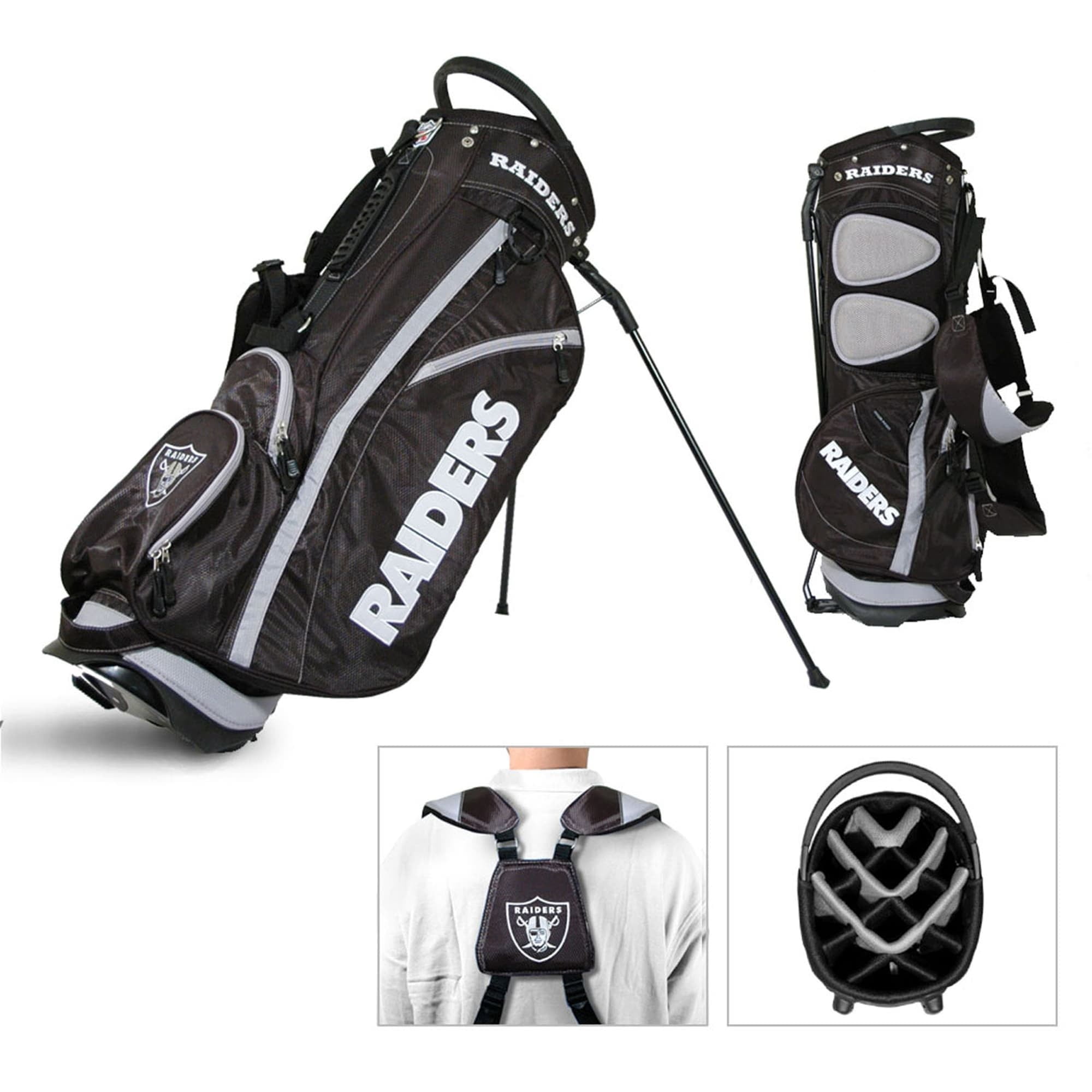 Las Vegas Raiders Fairway Stand Golf Bag