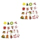 thumbnail image 1 of Billuyoard 100 Pieces Flatback Buttons Christmas Mixed Accessories Garment 2-Holes Connectors Scrapbooking Embellishment Lovely Button 2Conjunto, 1 of 6