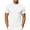 White, variant on AKOEE Men's Summer T-Shirts Mock Crew Neck Soft Base Tee Short Sleeve Plain Tshirts Casual Tops Loose Fit (XL, Light Blue)