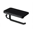 thumbnail image 1 of Antique European Style Aluminum Bathroom Tissue Holder with Cell Phone Storage Rack, 1 of 5