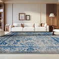 thumbnail image 3 of Safavieh Shawn Traditional Faded Area Rug, Gray/Blue, 5' x 7', 3 of 9