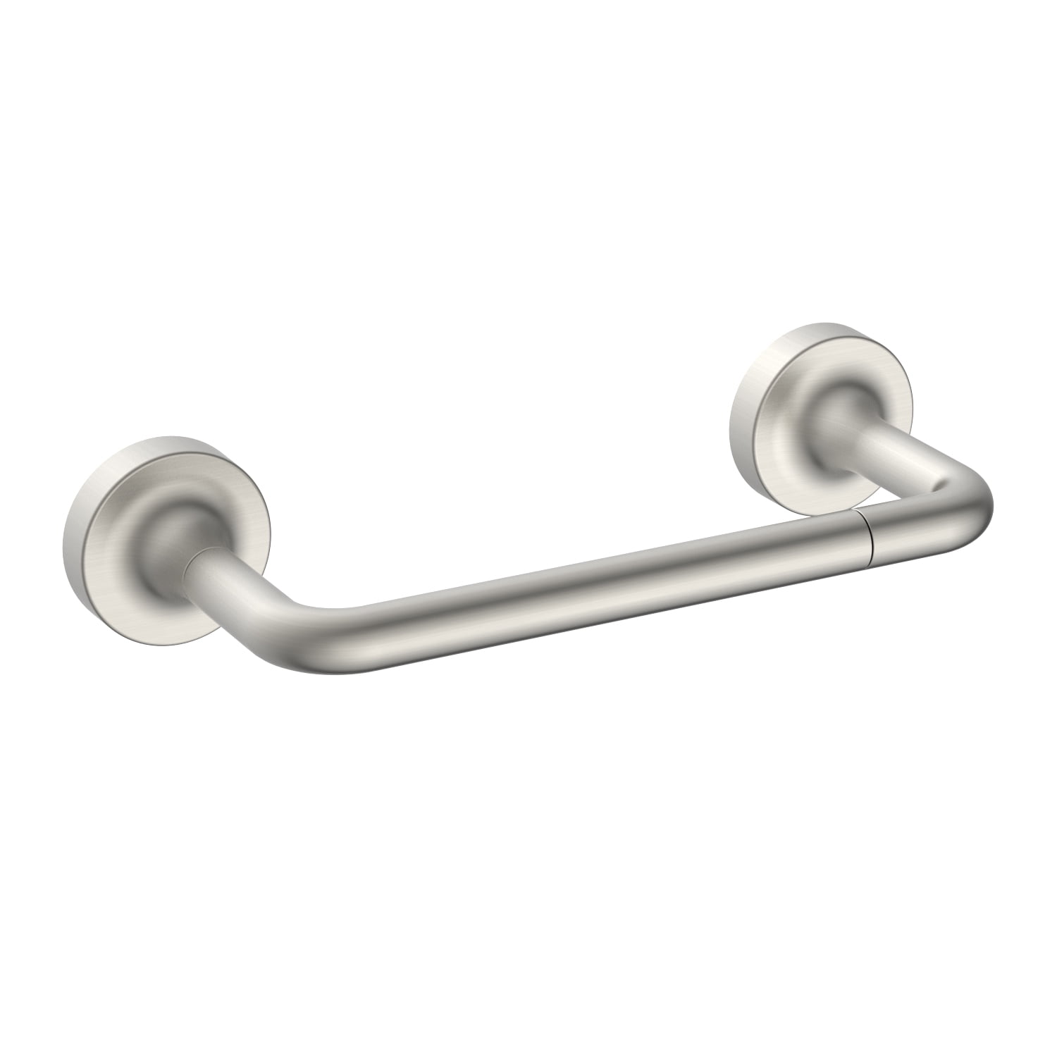 Better Homes & Gardens Modern Bathroom Hardware Set – Satin Nickel Toilet Paper Holder & Robe Hook (3-Piece Wall Mount)