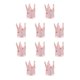 thumbnail image 1 of Cuentas para hacer pulseras Minnieouse espaciadores de joyería con agujeros grandes dijes pequeños con adornos de diamantes Tipo 3 10piezas, 1 of 5