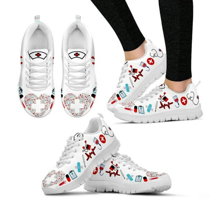

ECG Printing Lightweight Outdoor Sneakers Comfortable Breathable Summer Shoes Medical Printing Shoes Zapatos