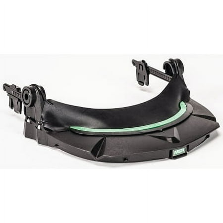 V-Gard Visor Frame For General Purposes, For All Msa Slotted Caps, Black/Green, Debris Control Sold Separately | Bundle of 5 Each