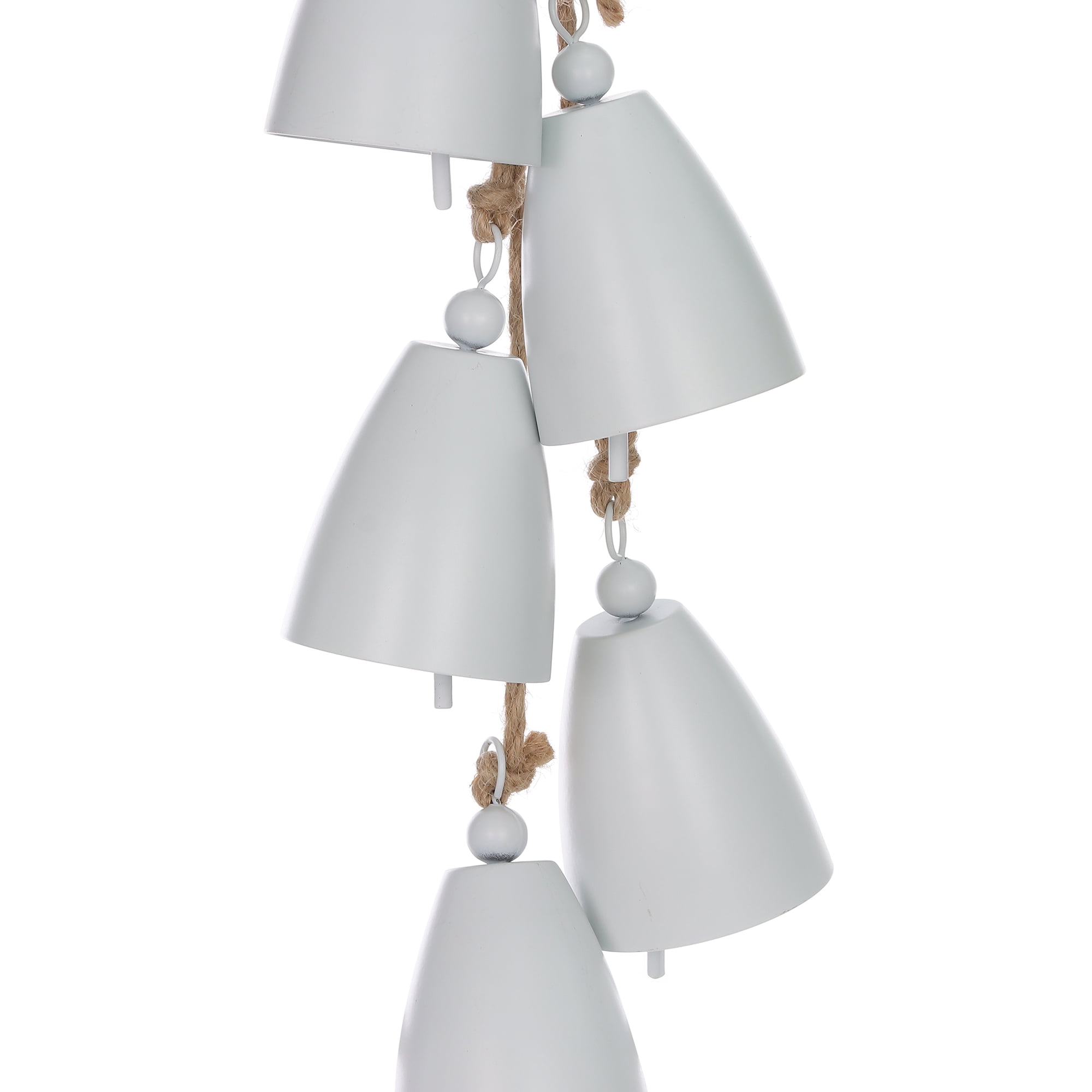 Holiday Time PL18in Metal White Bells Ornament Home Decor
