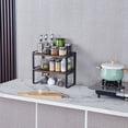 thumbnail image 4 of CQSXDA Versatile 2-Tier Adjustable Shelving Unit, Compact Home Storage Solutions for Kitchen and Warehouse Use, 4 of 9