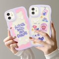 thumbnail image 2 of Carcasa Compatible Para iPhone 14 13 12 11 Pro Max X XR Xs 7 8 6 6S Plus SE Cute Lilac Colour Wave Funda Blanda Anticaída Protección Trasera, 2 of 4