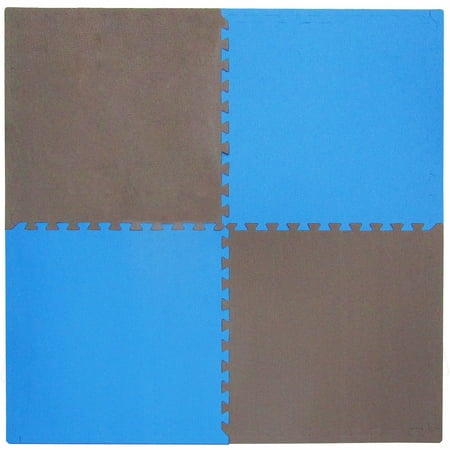 Tadpoles 4 Piece Playmat Set, Blue/Brown