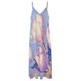 thumbnail image 4 of Vibe Blooming Tulips Sleeveless Dress Woman Fashion Long Dresses Women's Summer Suit Dress Summer 2025 Women, 4 of 7