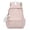 Pink, variant on Solid Color School Backpack, Bow Embroidery Backpack with Pendant, Lightweight Breathable Bookbag for Middle School College, Pink