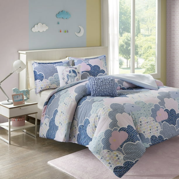 Home Essence Kids Euphoria Cloud Printed Cotton Duvet Cover Set