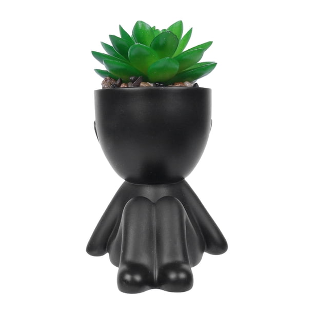 Maceta Moderna De Cerámica Para Suculentas. Maceta En Miniatura Que Se Puede Utilizar Como Decoración Para Jardinería Doméstica Y Escritorio.