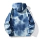 thumbnail image 4 of Chaqueta con cremallera Tie-Dye para hombre, chaquetas a rayas con bloques de Color Hip Hop a la moda, prendas de vestir de primavera 2024 con bolsillos, abrigos deportivos, 4 of 5