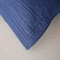 thumbnail image 5 of URBONUR Navy Blue Standard Size Pillow Shams, 2 Pcs 100% Cotton Farmhouse Quilted Pillo Covers, Soft and Cozy, Wrinkle, Fade, Stain Resistant Bed Pillow Shams 20''× 26'', 5 of 9