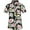AFD668-2, variant on SSLR Womens Hawaiian Shirts Floral Blouses Short Sleeve Button Down Shirts