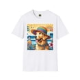 thumbnail image 4 of Golden Retriever Girl Unisex Softstyle T-Shirt, 4 of 11