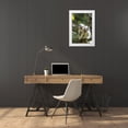 thumbnail image 3 of Looney, Hollice 17x24 White Modern Wood Framed Museum Art Print Titled - Asia-China-Tacheng-Young Yunnan Black Snub-Nosed Monkey, 3 of 4