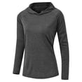 thumbnail image 5 of Afuyipoi Women UPF 50+ Sun Protection Shirt,Quick-Drying Thumb Holes Sporty & Casual Long Sleeve Shirt Dark Gray S, 5 of 6