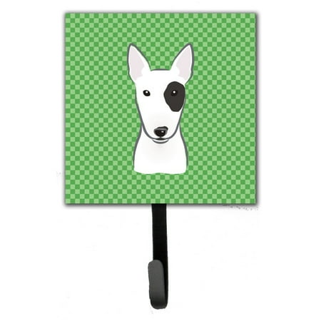 Caroline's Treasures Checke Bull Terrier Wall Hook