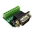 thumbnail image 1 of Db9 Male / Female Connector Adapter Screw Terminal 9-pin 9-hole Rs232 Rs485 Male, 1 of 4
