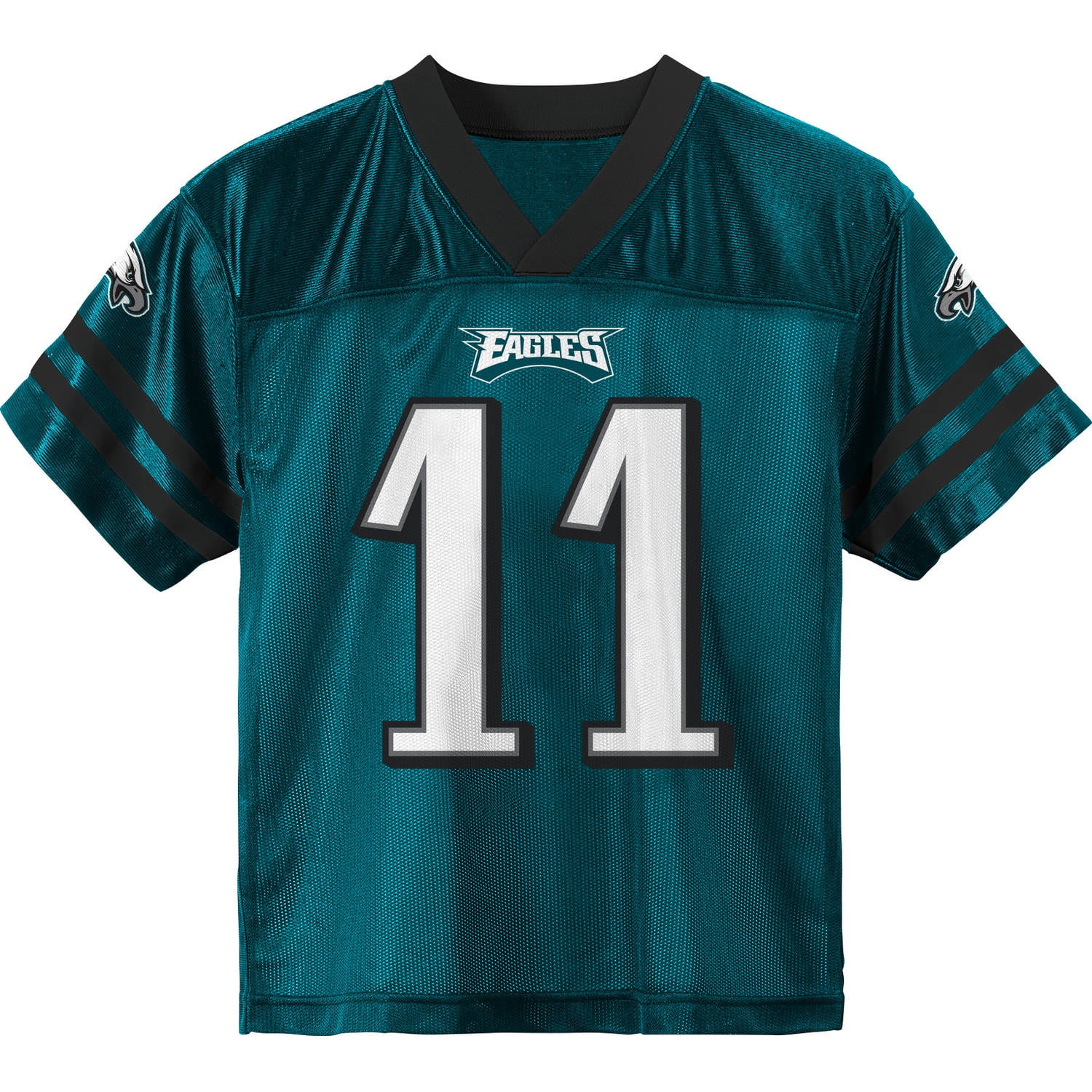 NFL, Player C Wentz, Philadelphia Eagles, YOUTH Player Jersey, Size 4(XS) 18(XXL), Team Color